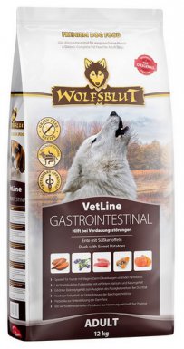 Wolfsblut Dog VetLine Gastrointestinal Na zaburzenia trawienne z kaczką i słodkimi ziemniakami