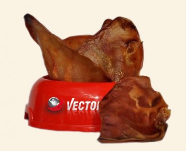 Vector Food Uszy Wieprzowe Średnie przysmak dla psa