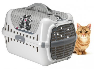 Yarro Moderna Trendy Transporter zakochany kot 31,5x50x33,5cm