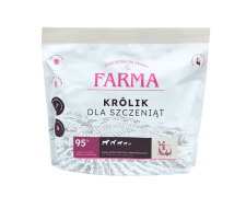 Farma hipoalergiczna tłoczona na zimno karma sucha dla szczeniąt z królikiem