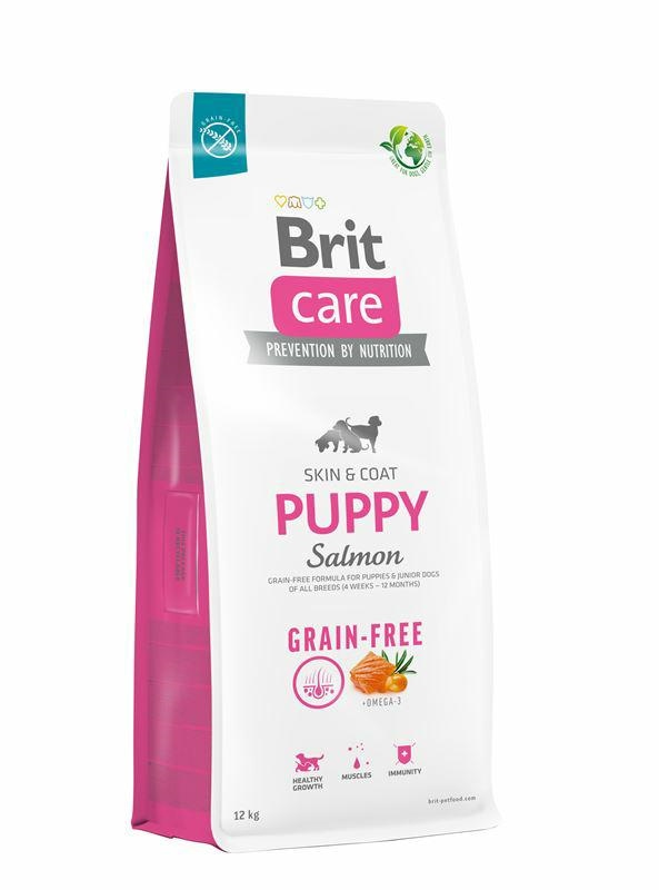 Brit Care Puppy Grain-Free Salmon bezzbożowa receptura dla szczeniąt i młodych psów wszystkich ras