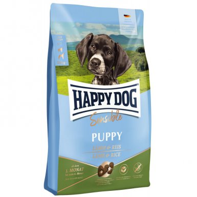 Happy Dog Sensible Puppy sucha karma dla szczeniąt 1-6 miesięcy jagnięcina z ryżem 