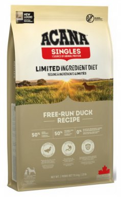 Acana Singles Free-Run Duck monobiałkowa karma dla psów wszystkich ras i w każdym wieku