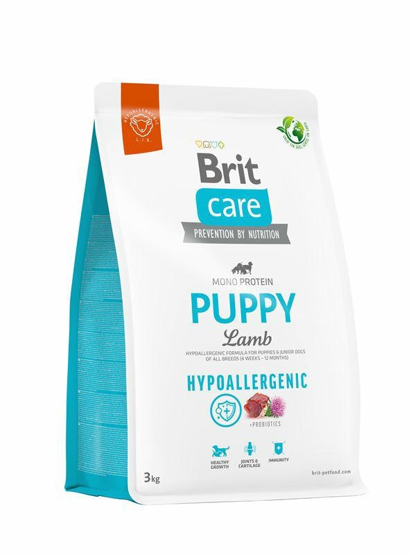 Brit Care Puppy Hypoallergenic Lamb dla szczeniąt i młodych psów wszystkich ras