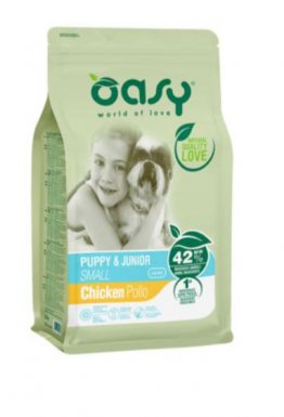 Oasy Lifestage Puppy & Junior Small karma dla szczeniąt małych ras z kurczakiem