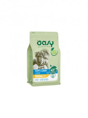 Oasy Lifestage Puppy & Junior Large Breed karma dla szczeniąt dużych ras z kurczakiem