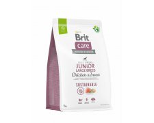 Niska cena! Brit Care Dog Sustainable Junior Large Chicken & Insect owady i kurczak dla szczeniąt dużych ras powyżej 25kg