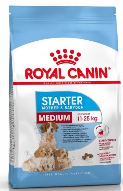 Royal Canin Medium Starter Mother & Babydog karma sucha dla szczeniąt do 2 miesiąca i suk karmiących ras średnich
