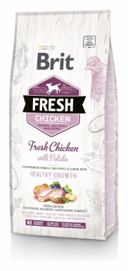 Brit Fresh Dog Puppy Chicken & Potato kurczak z ziemniakami dla szczeniąt wszystkich ras