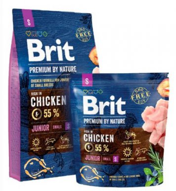 Niska cena! Brit Premium By Nature Junior S Small karma dla szczeniąt małych ras z kurczakiem