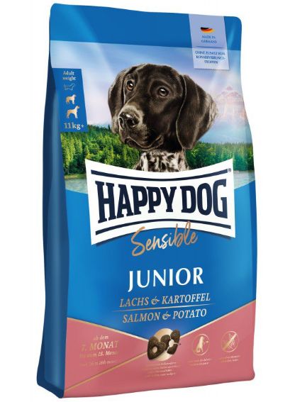 Happy Dog Sensible Junior sucha karma dla szczeniąt z łososiem i ziemniakami 