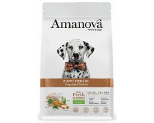 Amanova Dog Puppy Medium Exquisite Chicken ONLY FRESH bo jakość ma znaczenie kurczak
