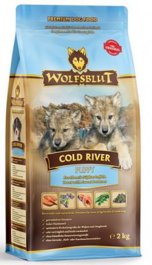 Wolfsblut Dog Cold River Puppy karma sucha dla psa o smaku pstrąg i bataty bez zbóż 