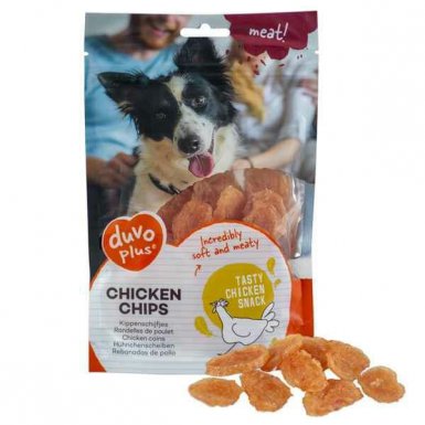 Duvo+ Chicken Chips przysmaki dla psa z kurczakiem 80g 
