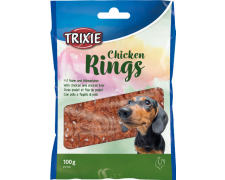 Trixie Chicken Rings przysmak dla psa z kurczakiem i wątróbką 100g