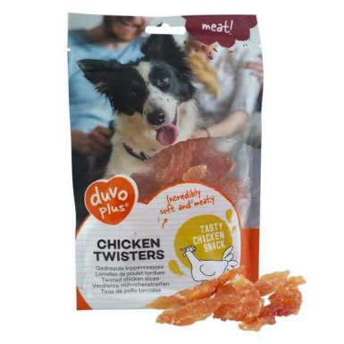 Duvo+ Chicken Twisters przysmaki dla psa z kurczakiem 80g