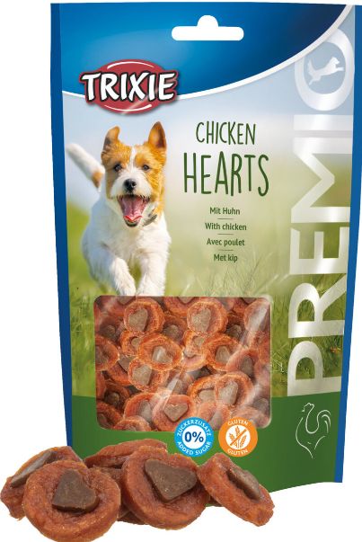 Trixie Premio Chicken Hearts przysmak dla psa z kurczakiem i wątróbką 100g