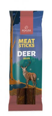 Pokusa Feel The Wild Meat Sticks mięsne gryzaki dla psów jeleń 100g