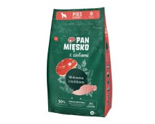 Pan Mięsko Wołowina z królikiem i ziołami Karma sucha dla psa chrupki M 20kg