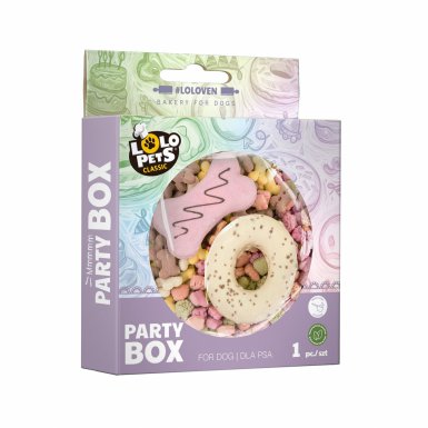 Lolo Pets Party Box ciasteczko dla małych i średnich psów 1szt.