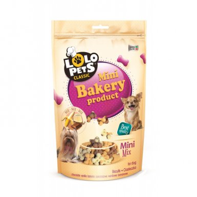 Lolo Pets ciastka dla psa kostki mini mix 