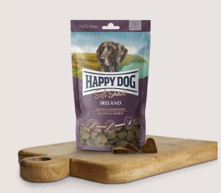 Happy Dog Soft Snack Irlandia przysmaki z łososiem i królikiem 100g