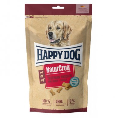 Happy Dog NaturCroq Mini Bones, indyk, ciastka dla małych ras 