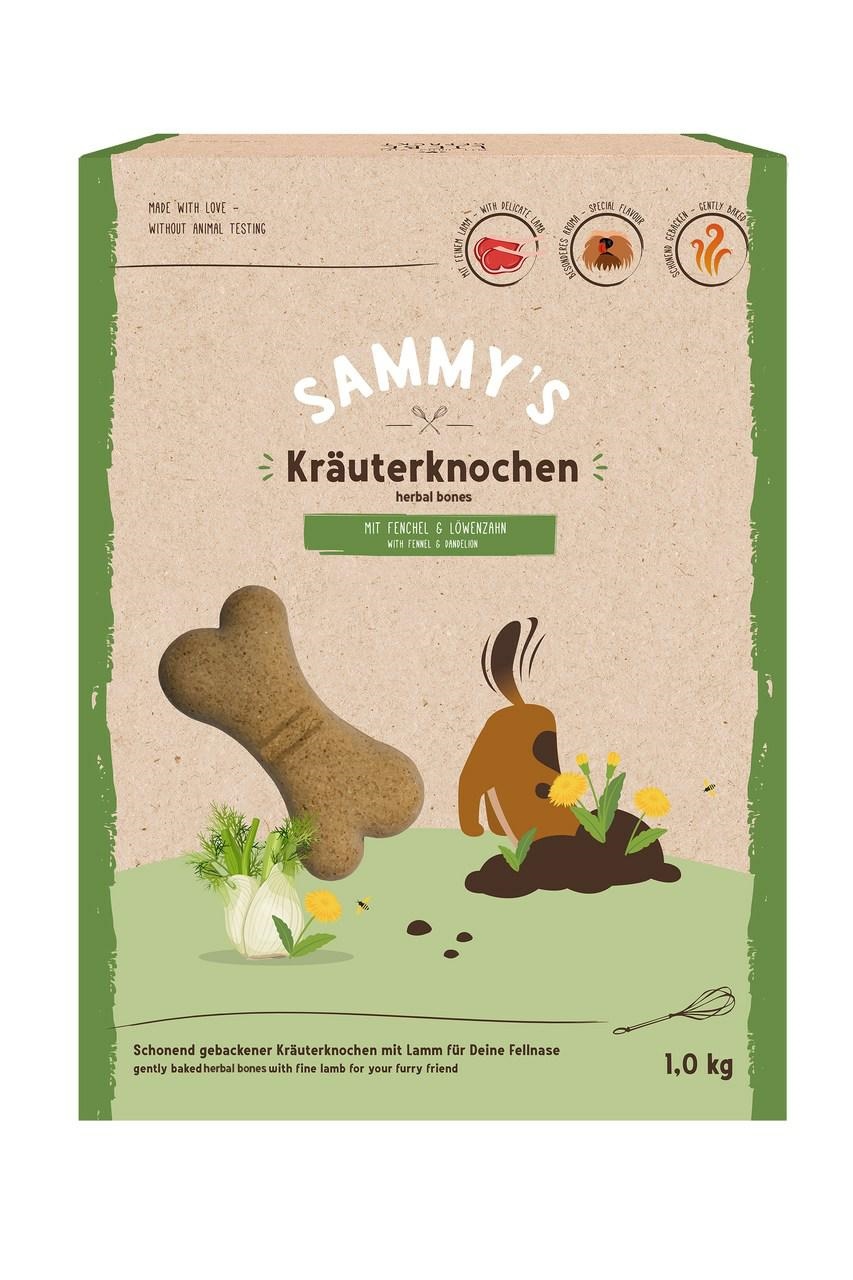 Sammy`s Herbal Bones ciastka kostki jagnięcina z ziołami dla psa 1kg 