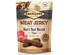 Carnilove Dog Jerky Beef & Beef Fillet - wołowina i filet wołowy 100g
