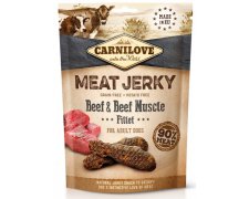 Carnilove Dog Jerky Beef & Beef Fillet - wołowina i filet wołowy 100g