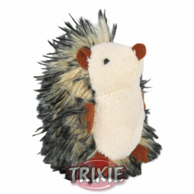 Trixie Black hedgehog- czarny jeż do zabawy dla kota z kocimiętką