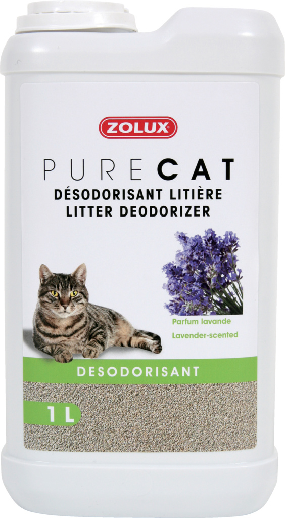 Zolux PureCat Dezodorant do żwirku o zapachu lawendy 1L