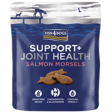 Fish4Dogs Salmon Morsels przysmaki, suplement diety na stawy 225g