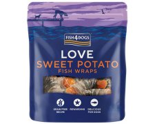 Fish4Dogs Sweet Potato Fish Wraps 100g