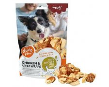 Duvo + wraps Chicken & Apple suszone jabłko z kurczakiem przysmak dla psa 100g