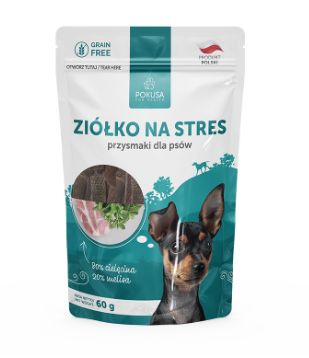 Pokusa Premium Selection Ziółko na stres przysmaki dla psów 60g