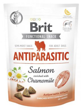 Niska cena! Brit Functional Snack Antiparasitic przecipasożytniczy przysmak dla psa 150g