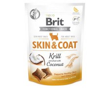 Brit Functional Snack Skin & Coat Krill wsparcie zdrowia skóry i sierści 150g