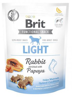 Brit Functional Snack Light Rabbit dietetyczny przysmak z królikiem dla psa 150g