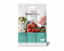 Italian Way Snack Hypoalergiczne Kabanosy dla kota z pstrągiem i borówką 3szt.15g