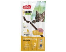 Zolux Yummies Miękki przysmak dla kota - Pałeczki Indyk & Wątróbka 3x5g