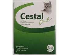 Ceva Cestal tabletki do żucia i rozgryzania dla kotów leczenie mieszanych inwazji tasiemców i obleńców