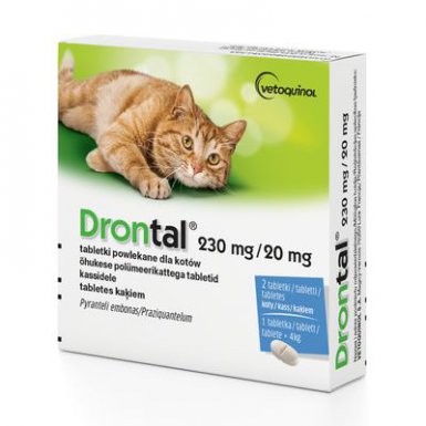 Vetoquinol Drontal kot- tabletki na odrobaczenie dla kotów