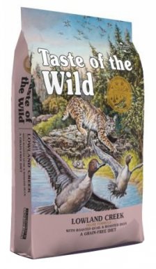 Taste of the Wild Lowland Creek Feline z przepiórką i kaczką 