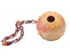 Trixie Ball on a Rope, Natural Rubber Zabawka piłka gumowa na lince dla psa