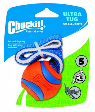 Chuckit! Ultra Tug Small piłka na grubej nylonowej taśmie 5cm