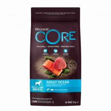 Core Adult Ocean karma sucha dla dorosłych psów średnich i dużych ras z łososiem i tuńczykiem 1,8kg