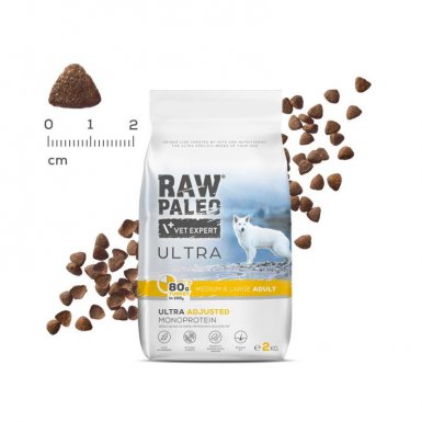 Vet Expert Raw Paleo Ultra Turkey Adult Large&Medium Size monobiałkowa karma dla psów dorosłych ras dużych i średnich