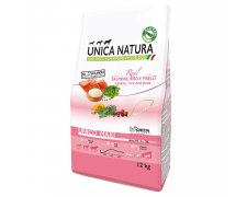 Unica Natura Unico Maxi Salmon sucha karma z łososiem dla dużych psów w każdym wieku 