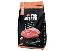 Pan Mięsko Karma sucha dla psa cielęcina i indyk chrupki XL